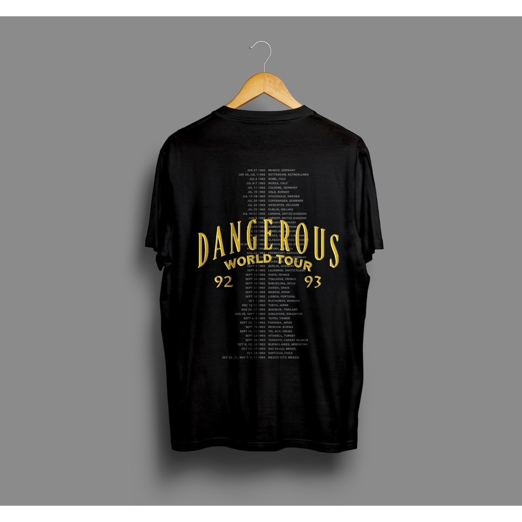 Camiseta Michael Jackson Dangerous World Tour 1992-1993 -CINATW