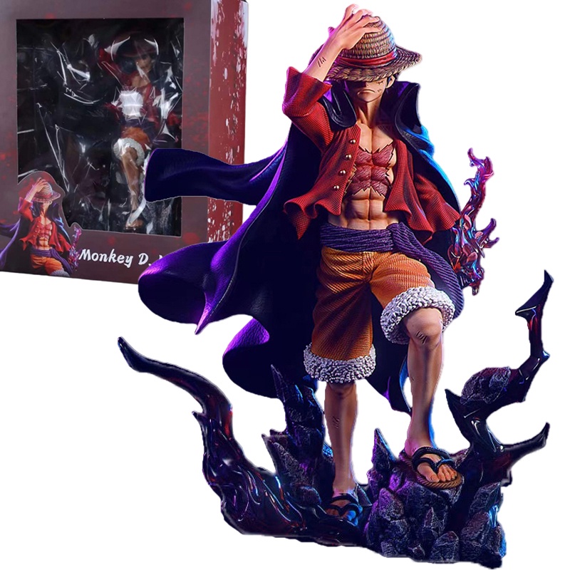 25cm One Piece LX MAX Novo Macaco Quatro Imperadores D . Estátua De Luffy Manga Figura De Ação Em PVC Para Crianças Adultas Brinquedos Modelo Colecionáveis