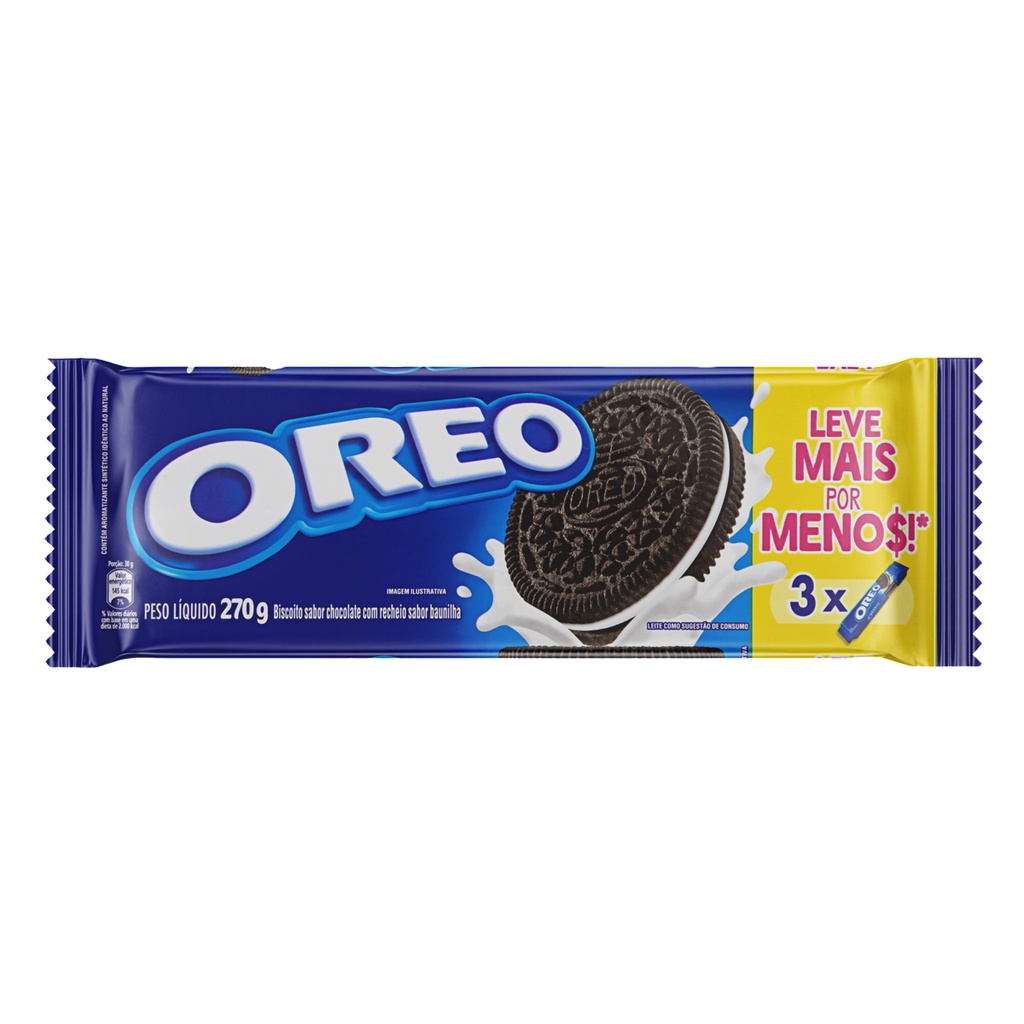 Pack Biscoito Original Batman Oreo Pacote 270g 3 Unidades Leve Mais ...