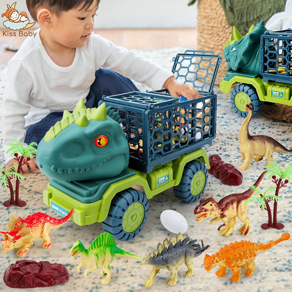 Caminhão De Brinquedo De Plataforma Transporta Um Dinossauro. Conceito De  Entrega E Transporte Globais De Carga Em Excesso. Pastel Foto de Stock -  Imagem de dinossauro, entrega: 223810018