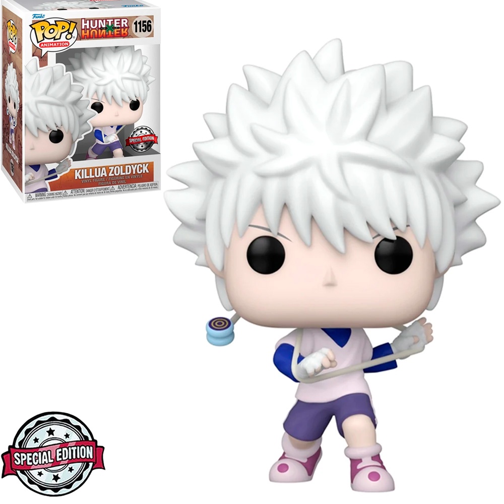 FUNKO POP HUNTER X HUNTER EXCLUSIVE - KILLUA ZOLDYCK W/YO-YO 1156 NOVO ...