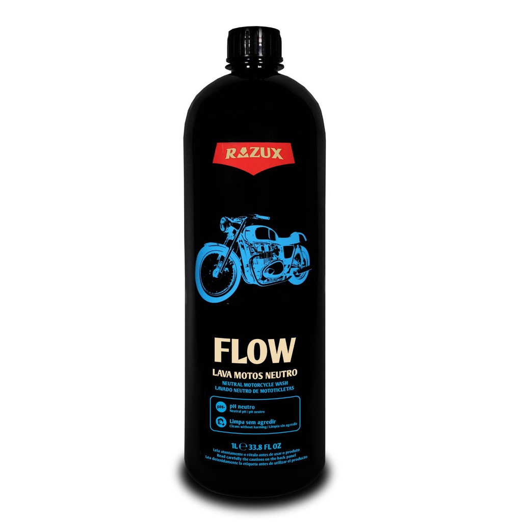 Flow Shampoo Para Lavagem De Motos Razux 1 Litro Shopee Brasil