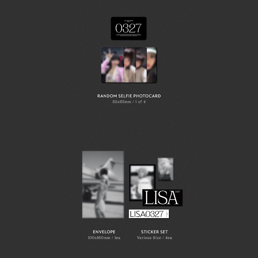 YG Select POB) BLACKPINK LISA - 0327 Photobook Vol.4 | Shopee Brasil