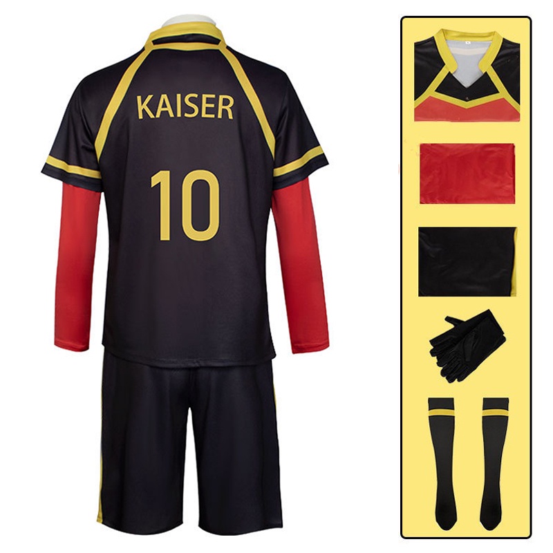 Anime Blue Lock Bastardo Munchen Cosplay Traje Yoichi Isagi Vermelho ...