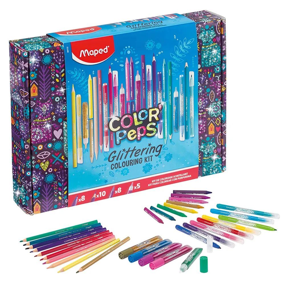 Maped Color'peps glittering colouring kit - set da scrittura