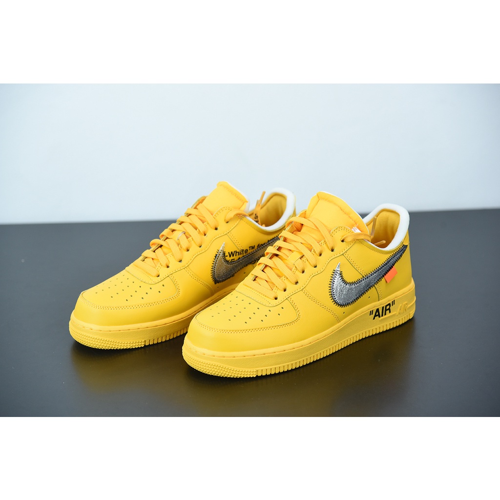 Nike Air Force Low Off-White ICA University Gold Men's, 42% OFF
