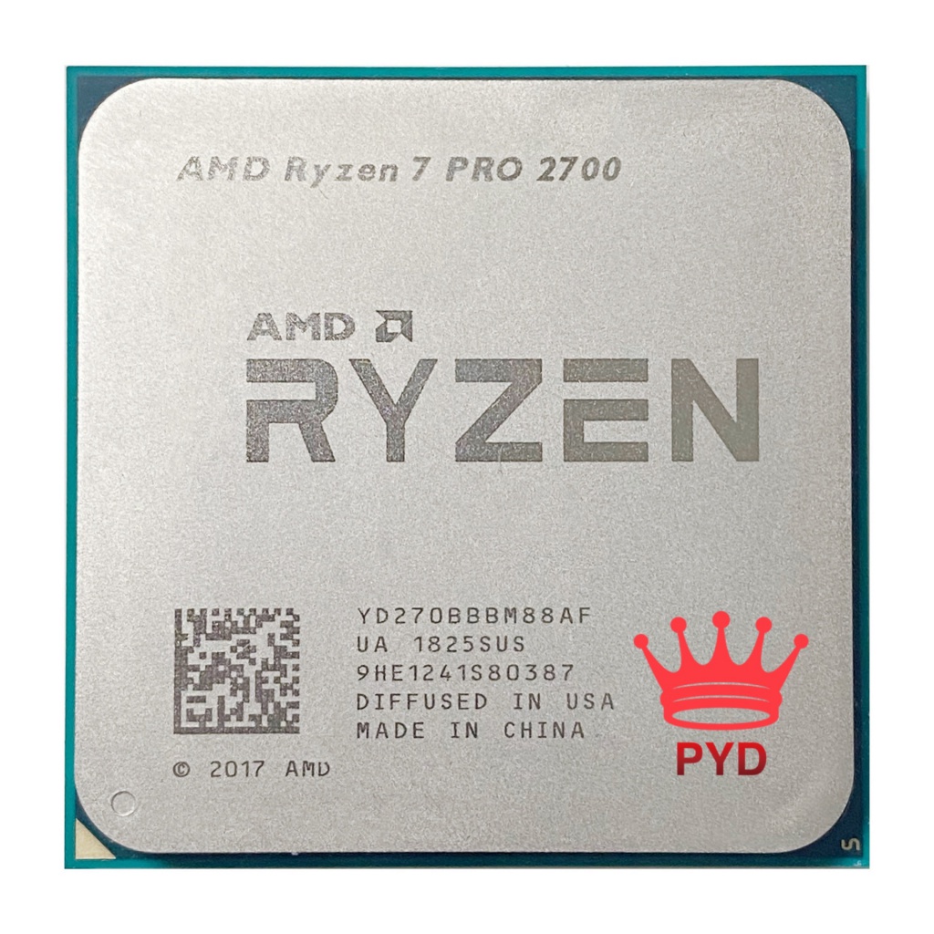 Processador de CPU AMD Ryzen 7 PRO 2700 R7 2700 3.2 GHz Eight-Core ...