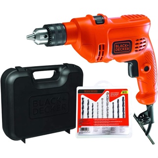 Furadeira de Impacto 3/8" 560W C/ Maleta + 9 Brocas TM500KB9 - Black+Decker