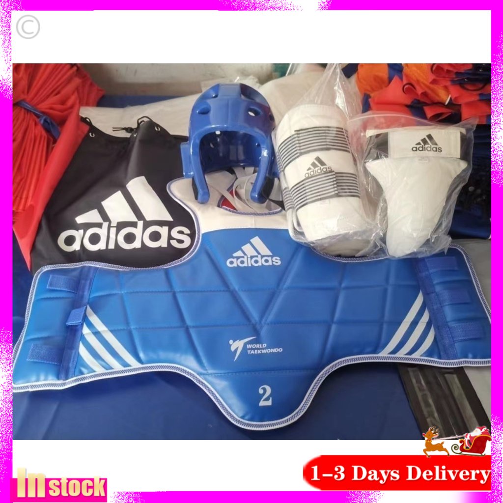 Equipamento de Proteção Taekwondo Conjunto Completo Equipamento de Combate Real Conjunto de Competição Tipo Conjunto de Treinamento Máscara de Capacete de Proteção Corporal Conjunto de 8 peças