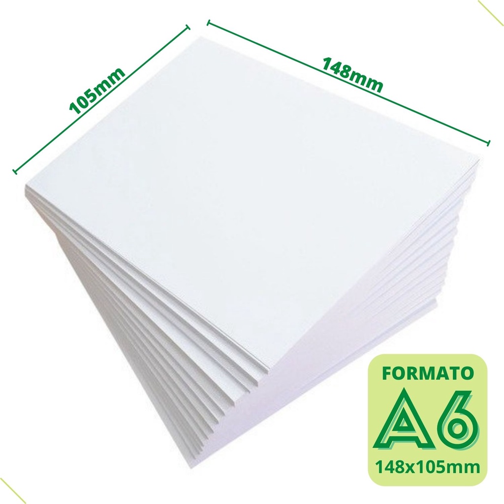 Papel Offset A6 Branco 1000 Folhas Sulfite 75g Chambril Top