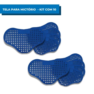 Kit Com 10 Telas Aromatizantes Para Mictório Cheirinho Lavanda Trilha Ralo Ambiente Banheiro