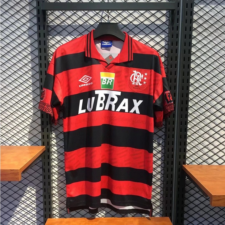 camisa de time Camisa De Futebol Flamenco 1000 Anos Rota 95 96