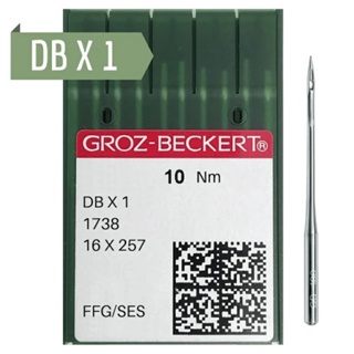 Agulha Para Maquina De Costura Reta Industrial DBX1 1738 FFG 10 Unidades