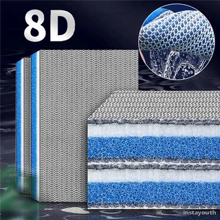 8D Aquário 8D Meios Filtrantes De Esponja Sem Cola Almofadas Peixe Skimmer koi Pond Filter Cotton Accessories