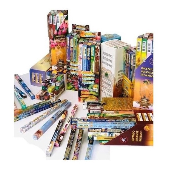 Kit com 12 caixas de incensos insenso variados | Shopee Brasil