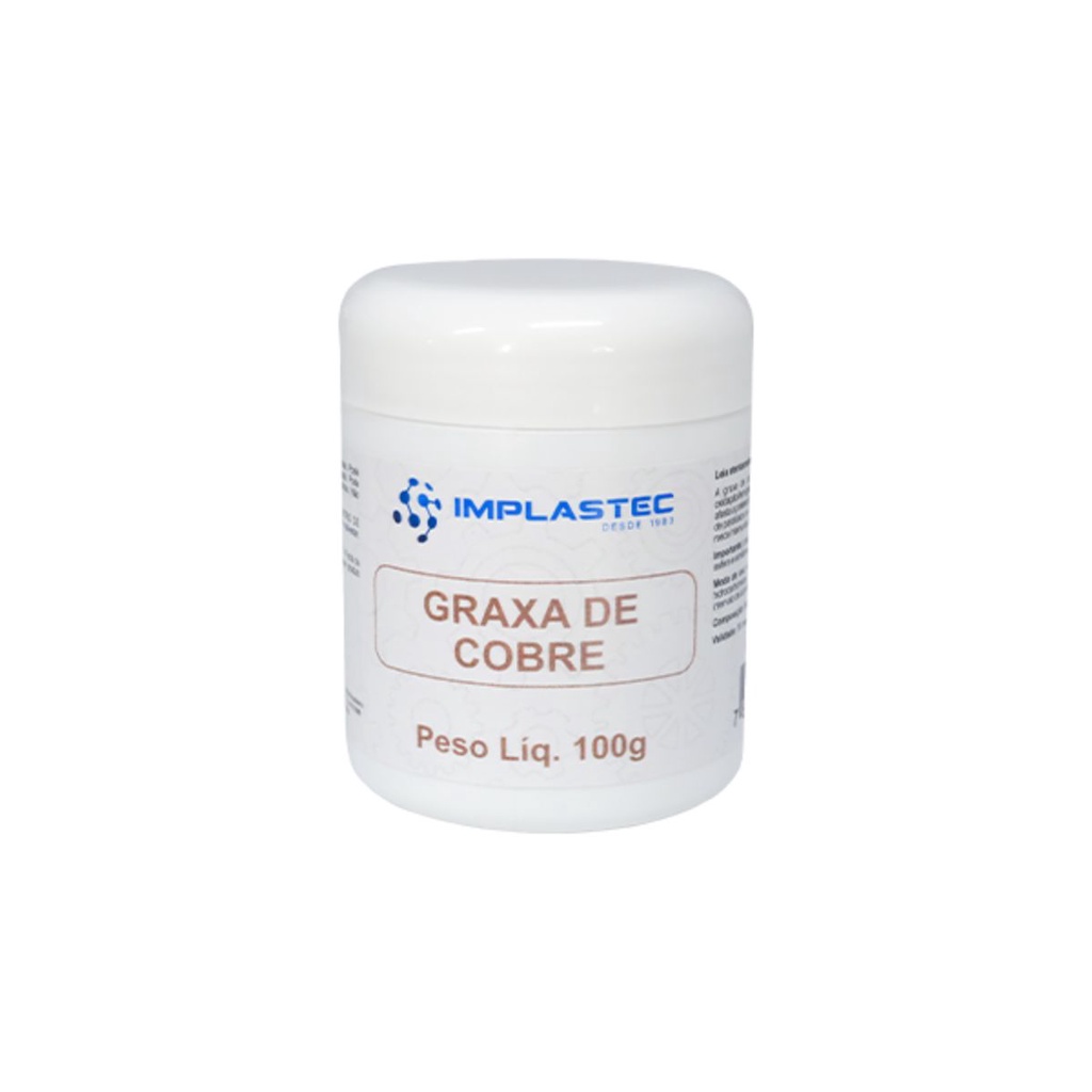 Graxa de Cobre IGC Anti Seize Pote 100G Implastec