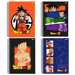 Caderno Dragon Ball Saiyajin - 80 Folhas - São Domingos - Casa Joka