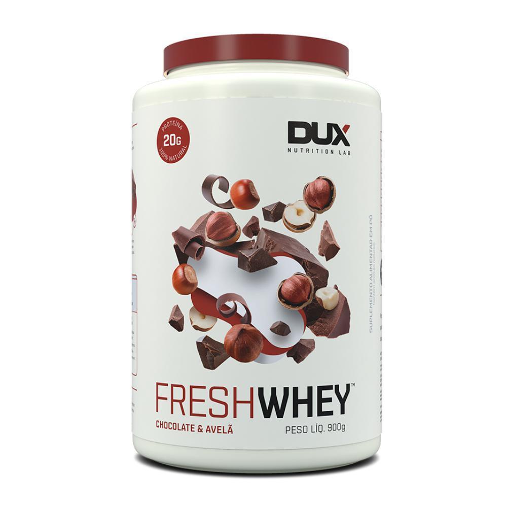 Fresh Whey Chocolate Belga E Avelã Dux Nutrition 900g