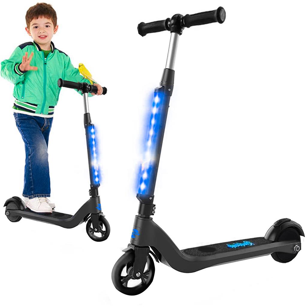 Patinete Eletrico Infantil Scooter Com Luzes Led - Unitoys | Shopee Brasil