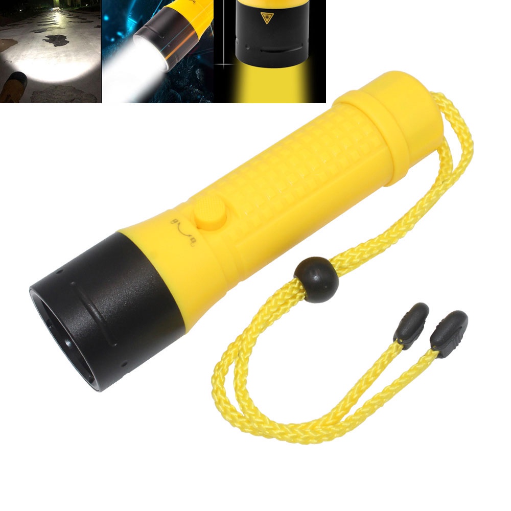 Lanterna De Mergulho 30000LM LED Foco Longo À Prova D'água Noite Submersível IPX8 Luz Subaquática