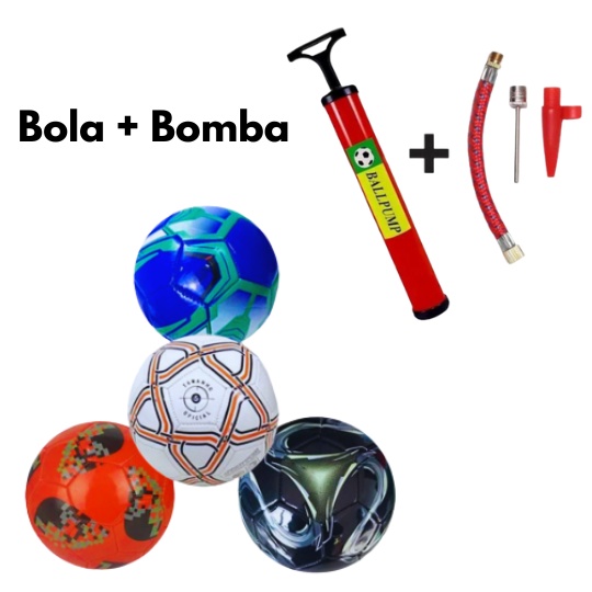 Bola de Futebol com 1 Bomba de Ar: Pronta para Jogar! - Online