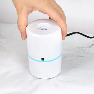 Bomba elétrica 110V/220V Compressor livre de ruído compatível com sacos de compressão a vácuo extrator de ar (branco) LIPU