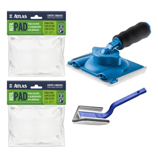 Kit Pads de Pintura 360° e 90° de Canto e Recortes com Refil