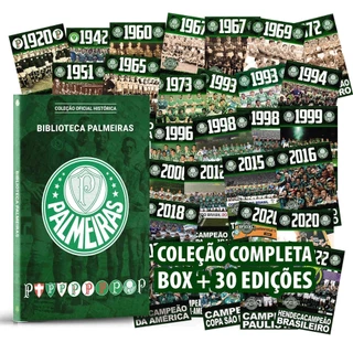 Coleção Oficial Histórico Palmeiras - Box Completo com 30 pôsteres