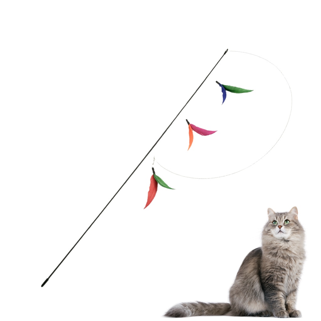 Gato engraçado interativo teaser brinquedo de treinamento criativo gatinhos  mini bambu-helicóptero jogos brinquedos para animais de estimação