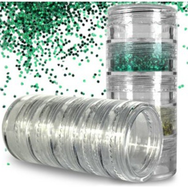 Pote Vazio Para Armazenar Gel E Glitter Cristal Para Amostra De Creme 10ml Acrílico