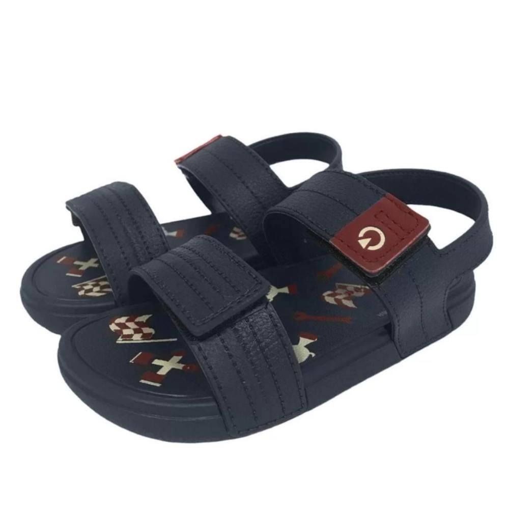 Sandália infantil hot sale masculina velcro cartago