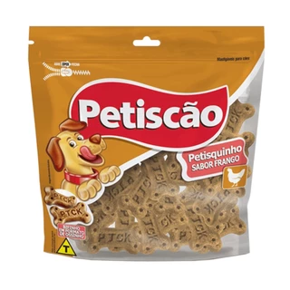 Petisco Para Cães Petiscão Petisquinho Sabor Frango 250g em Oferta na Shopee