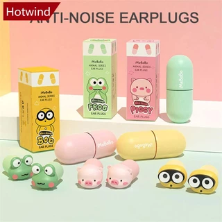 Tampões Auriculares HOTWIND Cartoon Anti-Ruído Soft Slow Rebound Sponge Portáteis À Prova De Som Silenciosos Para Dormir C1V6