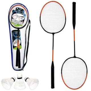 Kit Badminton Completo 2 Raquetes 3 Petecas Bolsa Raqueteira - Art Sport
