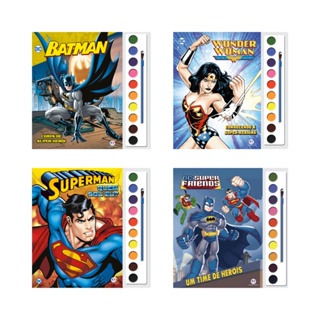 Kit Aquarela Heróis DC