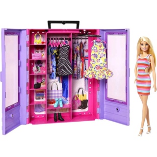 Casinha Grande Boneca Barbie Portátil Real Glam Kit Brinquedo