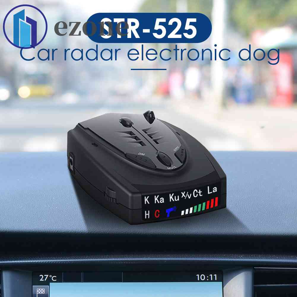 Compra online de Detector de radar de carro 360 graus 16 Banda LED Display  anti radar policial velocidade alerta de voz