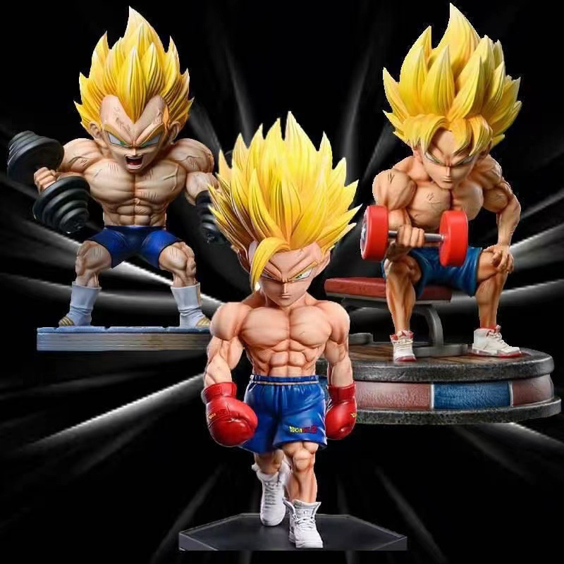 Dragon Ball Z Son Goku Anime Figure, Cabelos brancos e cabelos pretos,  Boneca Modelo Colecionável, Decorar Mesa, Aniversário, Brinquedo Presente  de Natal