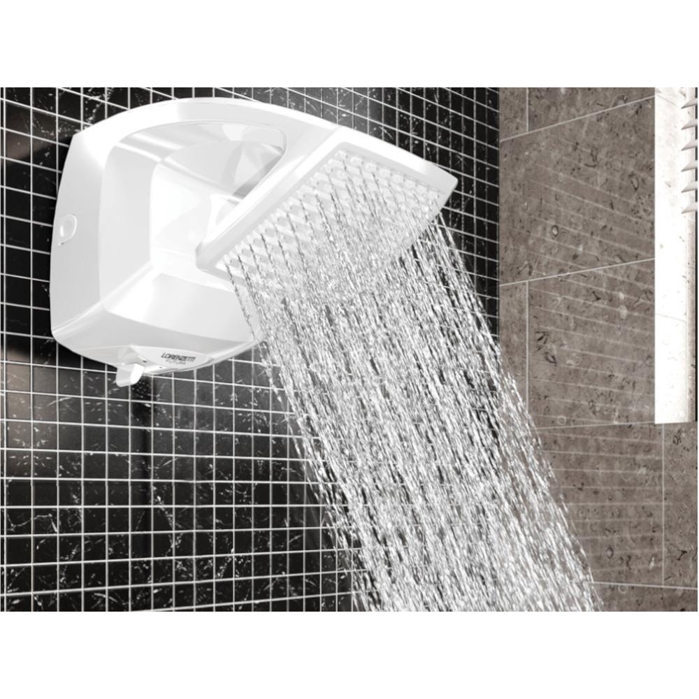 Ducha Lorenzetti Futura Multitemperaturas 7500W - Branco - 220V