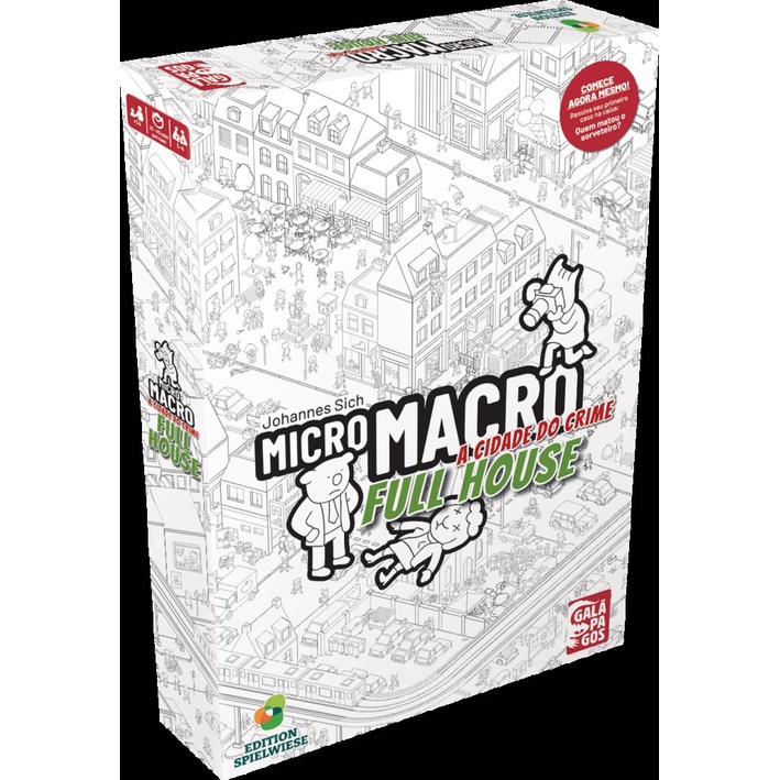 MicroMacro: A Cidade do Crime - Full House Jogos de Tabuleiro