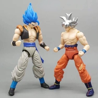 Figuras De Ação Bola De Dragão Figura Cabeça Dupla Vegetto SSJ4 Filho Goku  Vegeta 37cm PVC Anime Coleção De Estátua Modelo Boneca Brinquedos Presente  - Escorrega o Preço