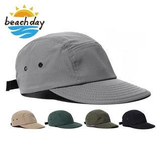 Beach Day 5 Panel Cooling Cap Mulher Homem Summer Waterproof Baseball Com Fivelas Respiraveis Quick Dry Sports Running Hat Para O Exterior