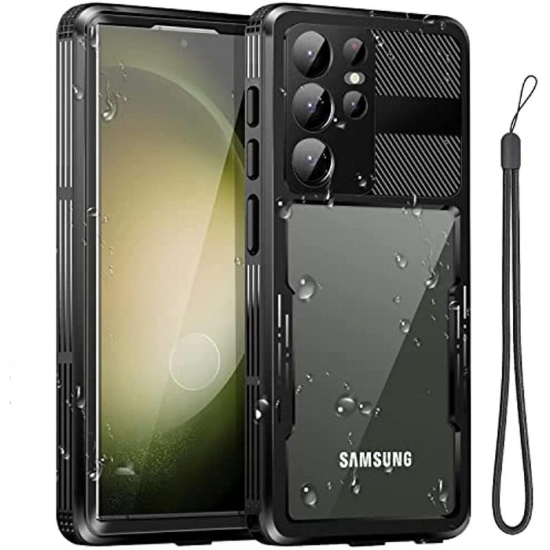 Capa À Prova D'água Para Samsung S23 Ultra , Protetor De Tela Embutido De Neve E De Choque , Certificado IP68 Totalmente Selada Galaxy S23 Plus , S23