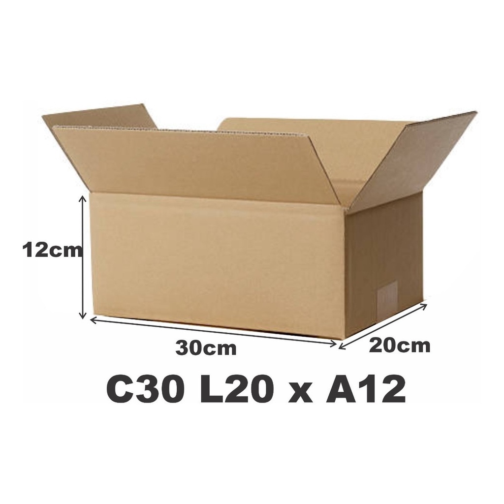 25 Caixas De Papelão 30x20x12 P/ Correios, sedex, pac, envios, e-commece..