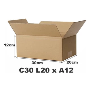 25 Caixas De Papelão 30x20x12 P/ Correios, sedex, pac, envios, e-commece..