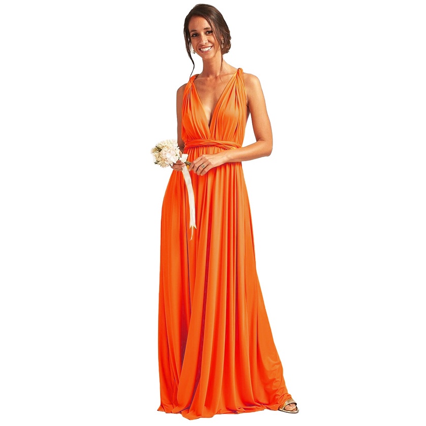 Madrinhas de best sale casamento laranja