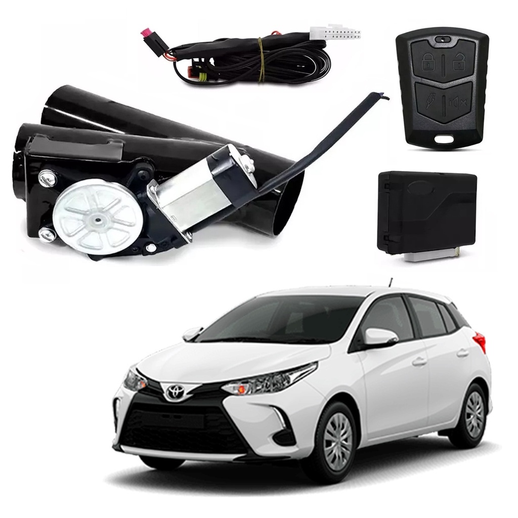 Difusor De Escapamento Toyota Yaris 2,5" Ronco Esportivo Controle