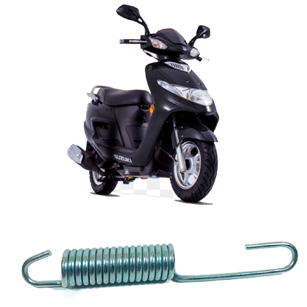 Cavalete Pezinho Descanso Lateral com mola Suzuki Burgman 125 carburada