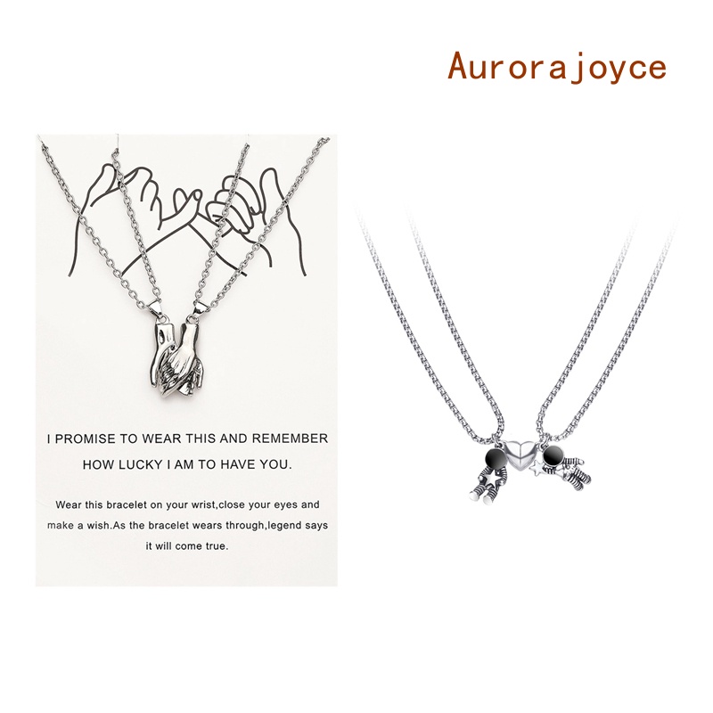 Jadive 2 Pezzi Braccialetto Magnetico Per Coppia Bracciali Abbinati Con Cuore Bracciale Di - Foto 2