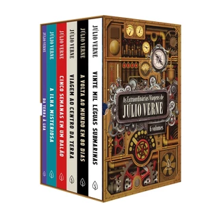 Box As Extraordinárias Viagens de Júlio Verne - 6 Livros de Júlio Verne 5857312